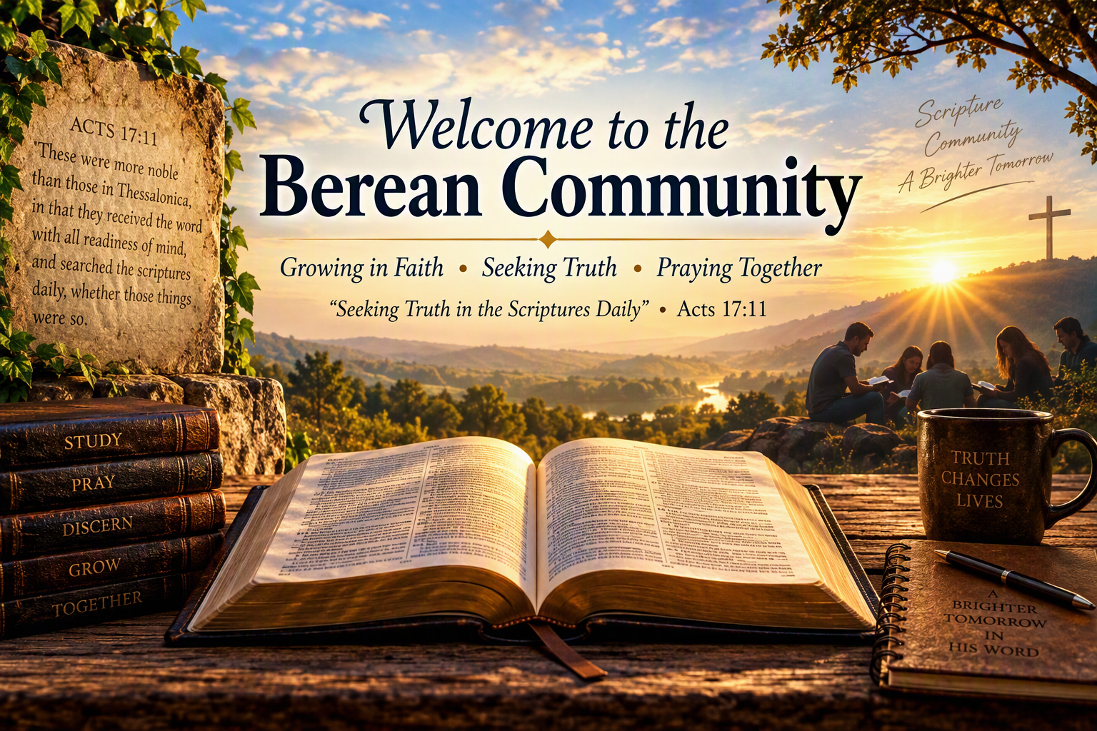 Berean Truth Welcome Banner